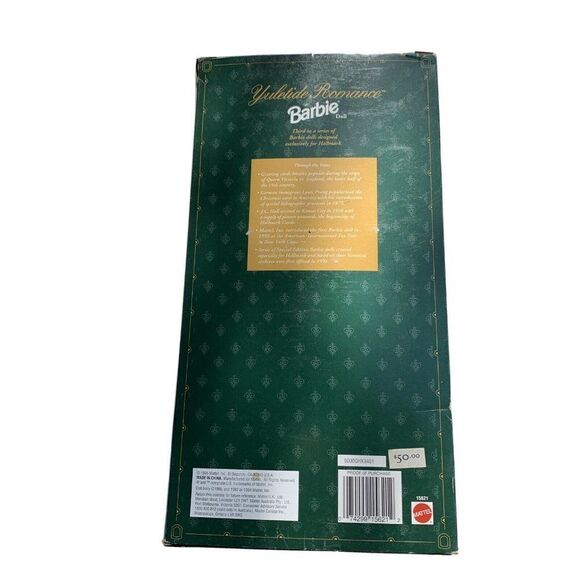 Vintage 1996 Barbie 15621 Hallmark Yuletide NEW - Picture 4 of 9